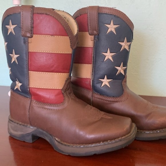 Boys Durango Cowboy Boots size 4.5 - Picture 5 of 6